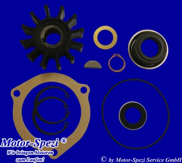 Reparatursatz Seewasserpumpe für Volvo Penta Benziner, ersetzt 3854287 mit Gleitringdichtung